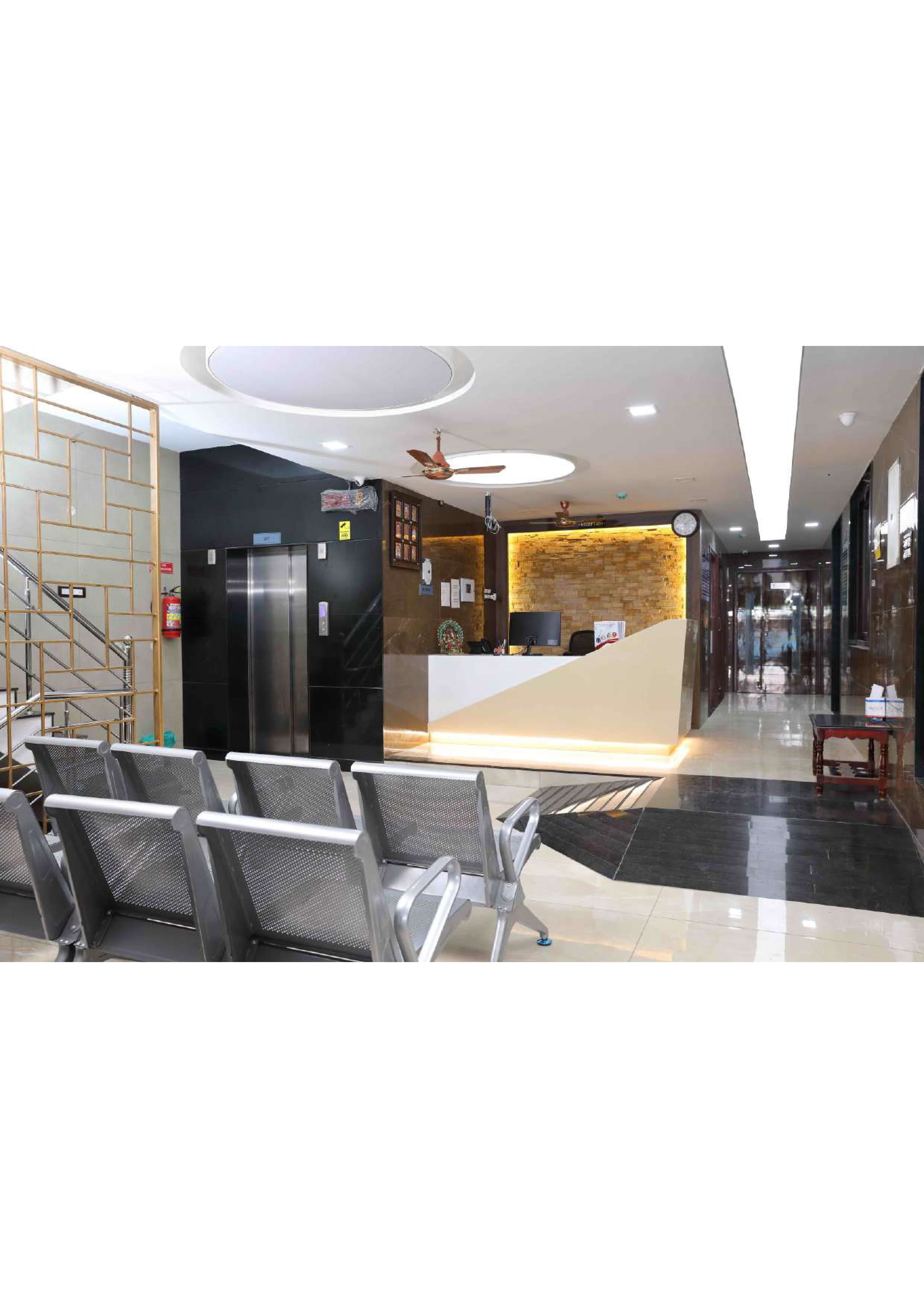 Sanjana Multi-Speciality Hospital — Reception & Patient Lounge